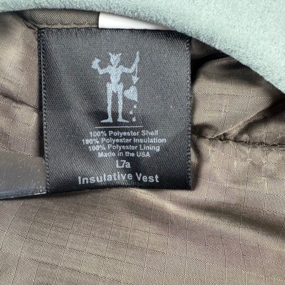 Orc Industries Vest Mens XL Long L7a Insulative Vest 1/2 Zip Military Drawcord - Picture 9 of 13